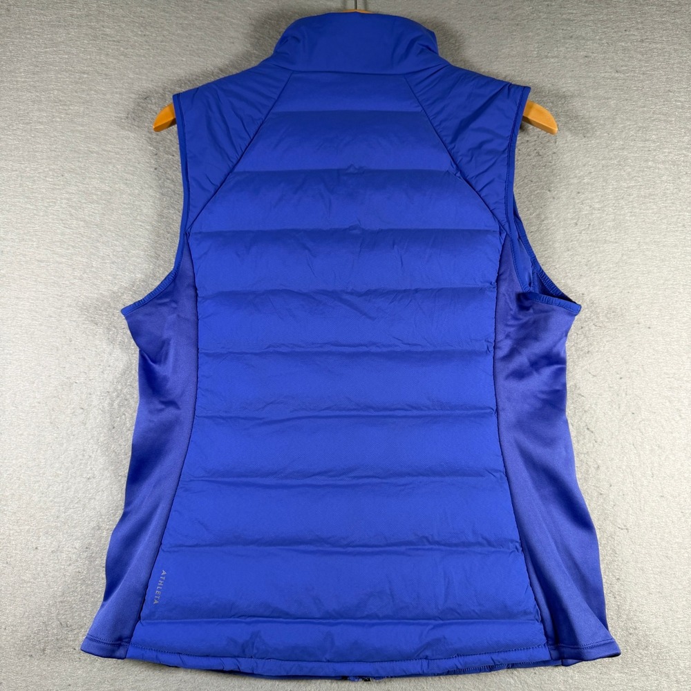 Athleta Inlet Vest 2.0 Blue Primaloft Insulated Wind Resistant 768928-00 Women L - Picture 2 of 15